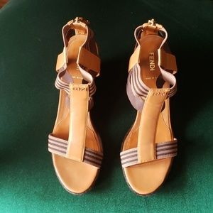 FENDI Double Straps with Zip Back